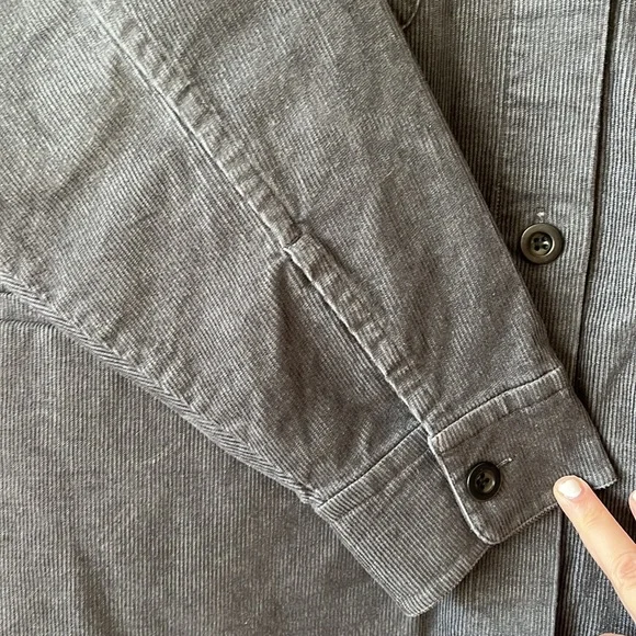 Jenni Kayne Corduroy Jacket Gray Washed Black S - Picture 9 of 14